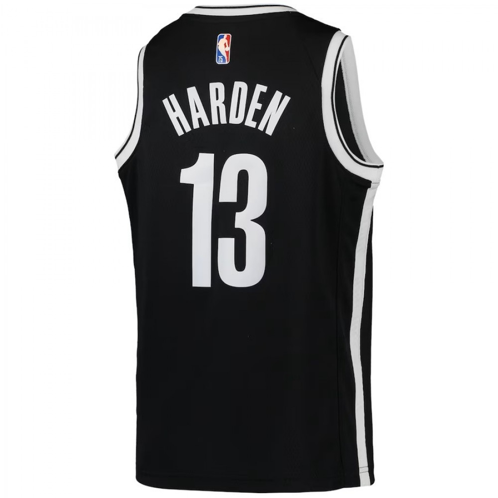 James Harden Brooklyn Nets Youth 2021/22 Diamond Swingman Jersey - Icon Edition - Black-Pro Kit Vault | Brand New 26/27 Sports Jerseys